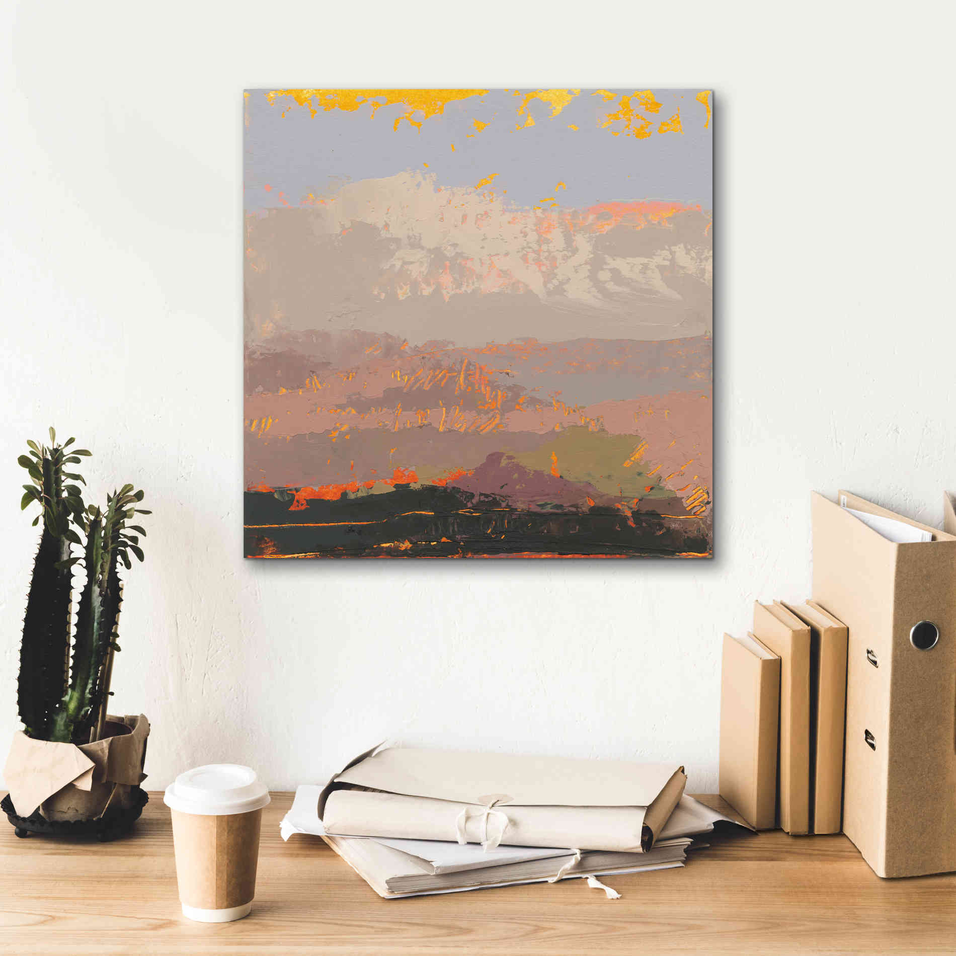 'Soft Day I' by Grainne Dowling, Canvas Wall Art,18 x 18