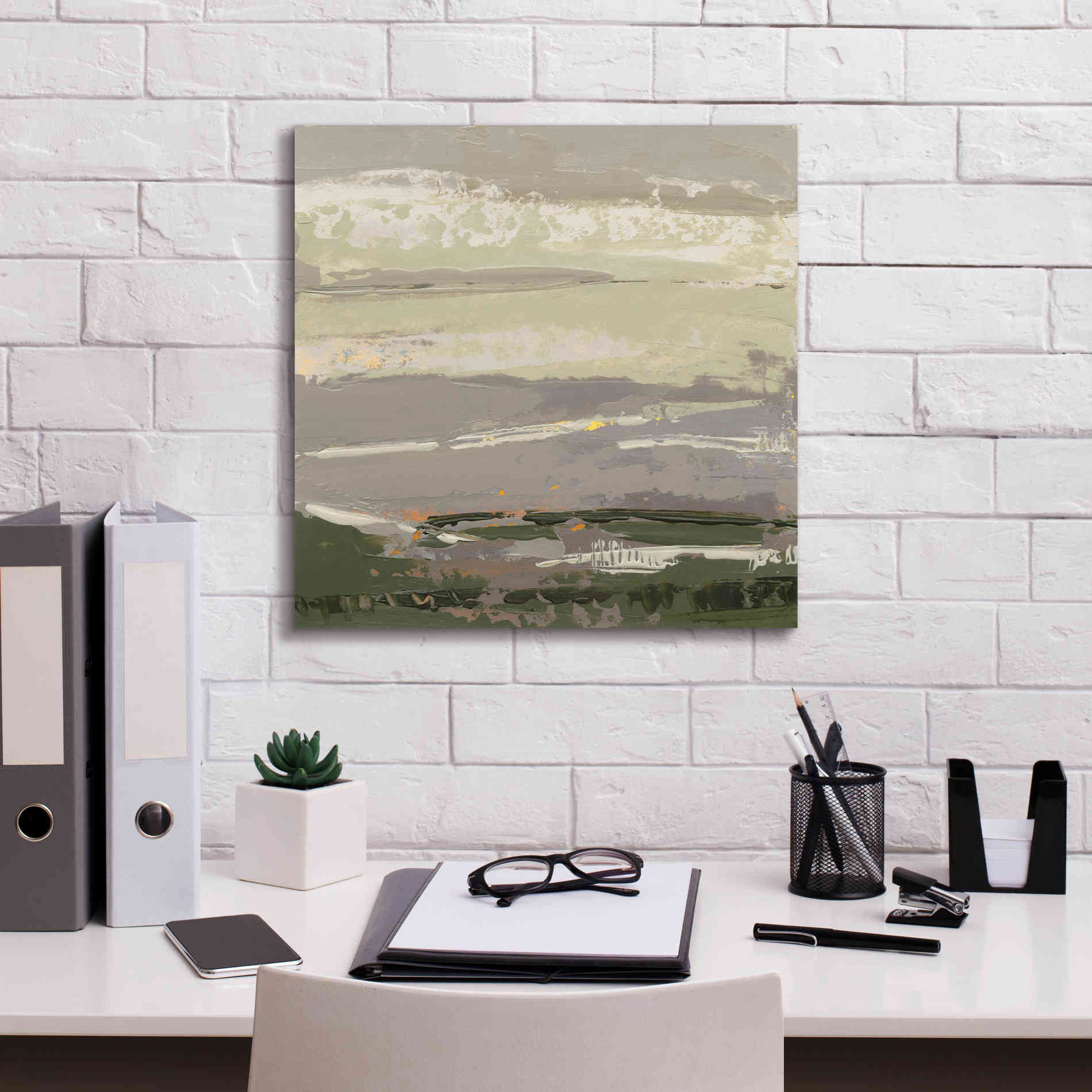 'Soft Day II' by Grainne Dowling, Canvas Wall Art,18 x 18