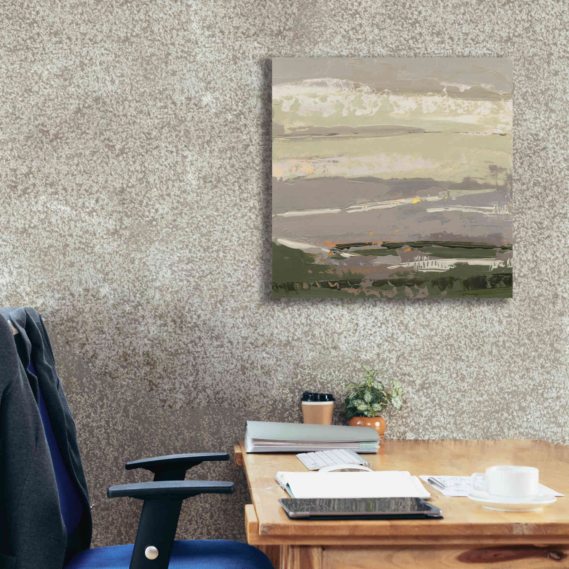 'Soft Day II' by Grainne Dowling, Canvas Wall Art,26 x 26