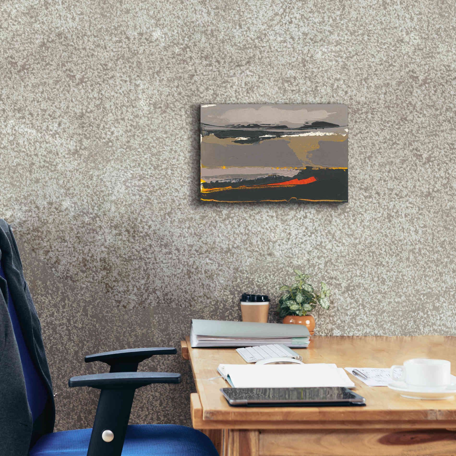 'Ceide Study II' by Grainne Dowling, Canvas Wall Art,18 x 12