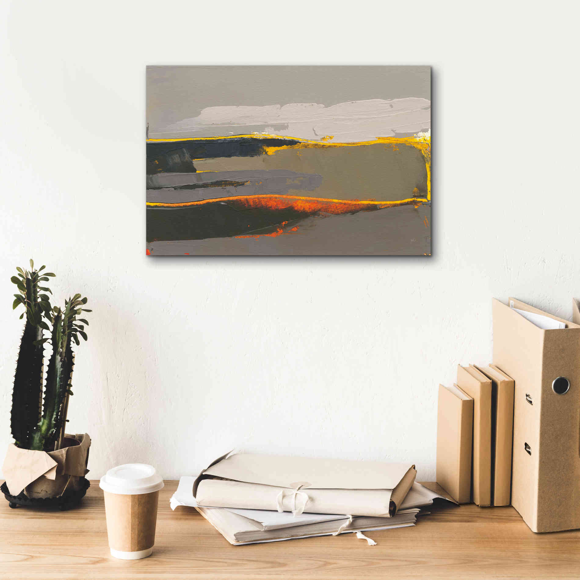 'Ceide Study IV' by Grainne Dowling, Canvas Wall Art,18 x 12