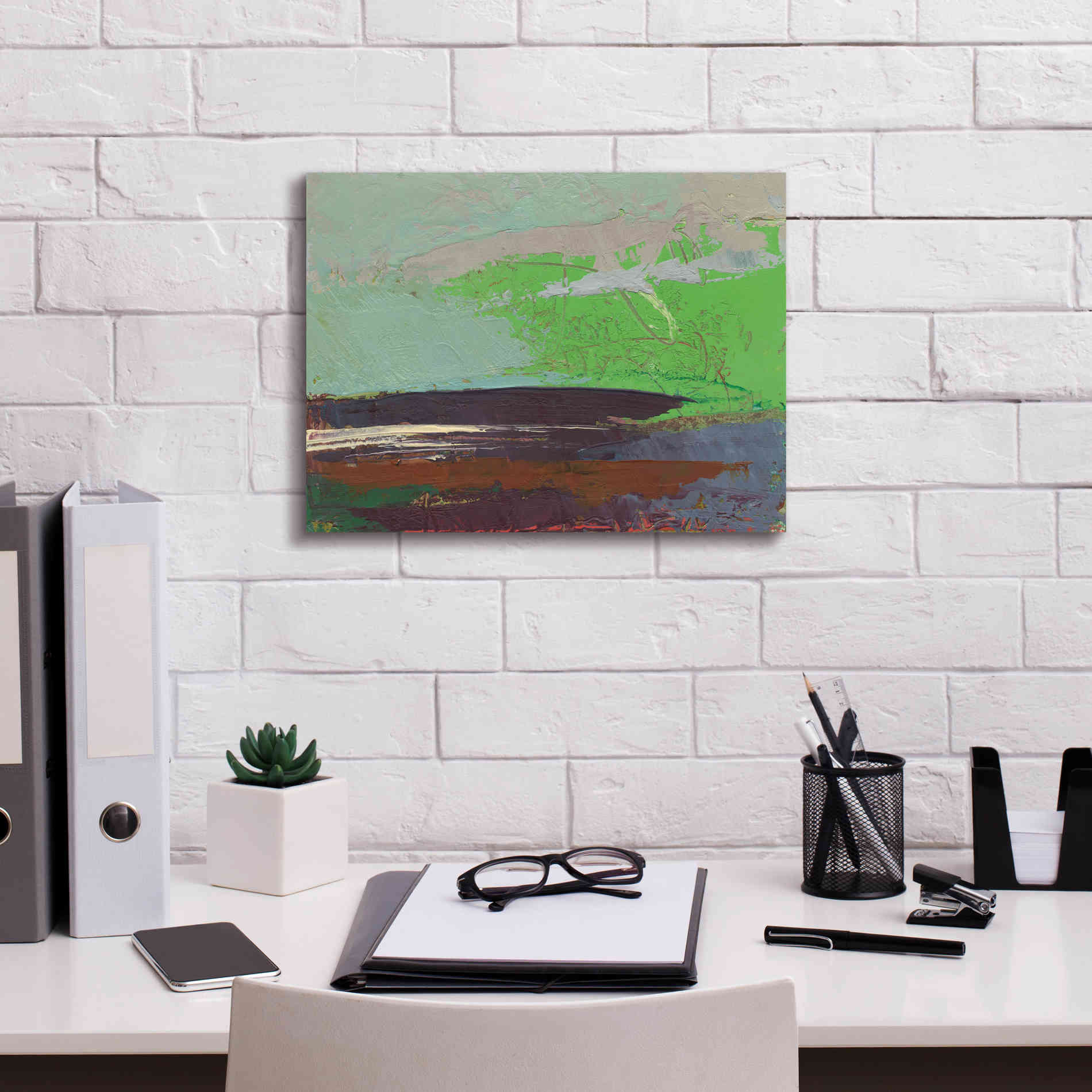 'Ceide Study XIII' by Grainne Dowling, Canvas Wall Art,16 x 12