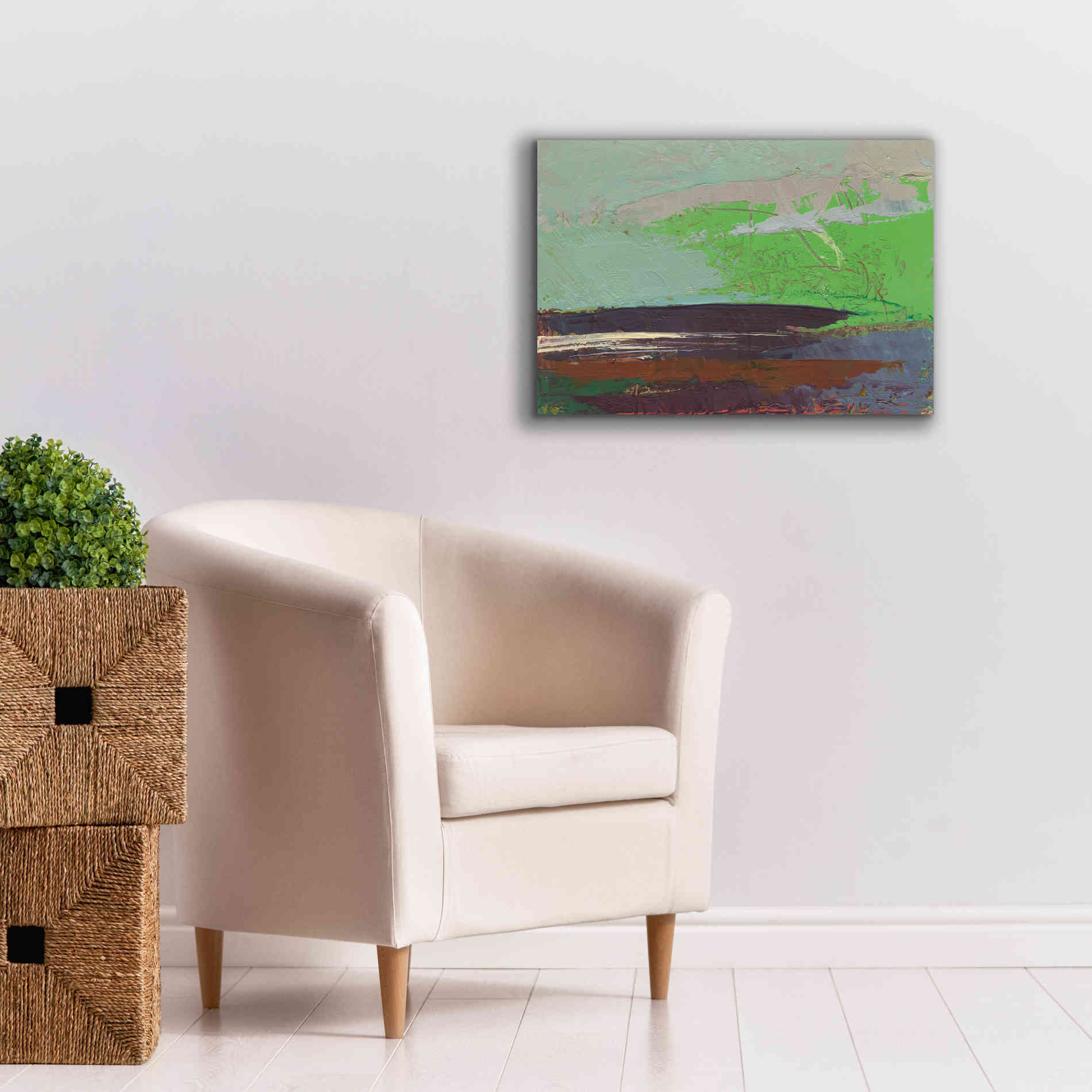 'Ceide Study XIII' by Grainne Dowling, Canvas Wall Art,26 x 18