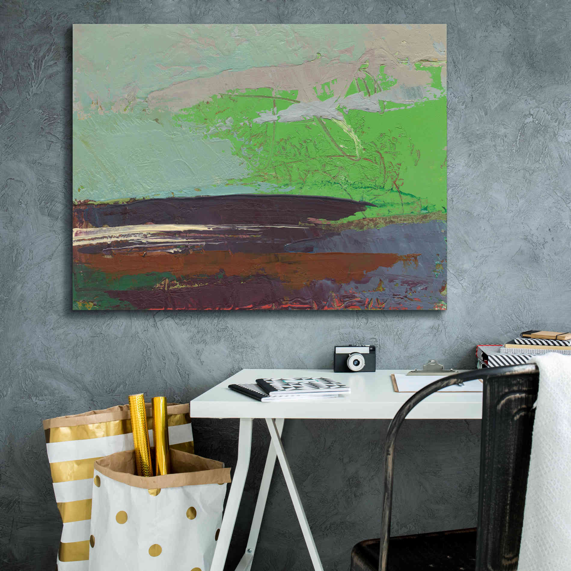 'Ceide Study XIII' by Grainne Dowling, Canvas Wall Art,34 x 26