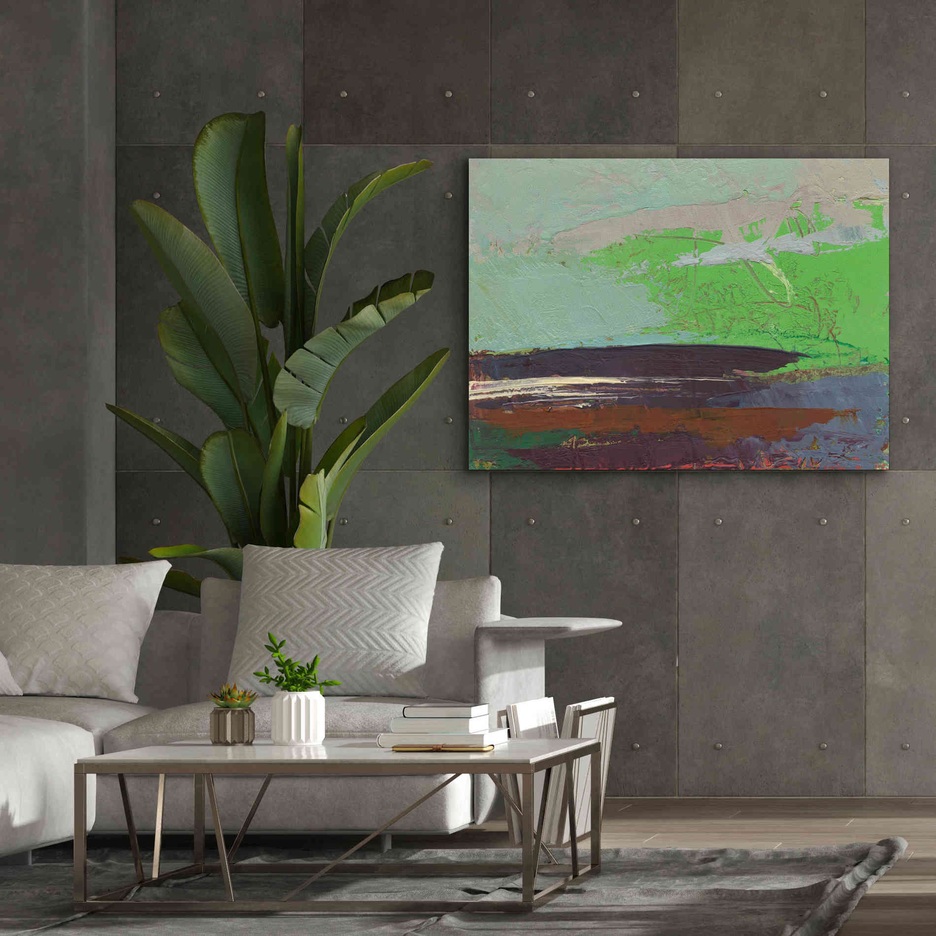 'Ceide Study XIII' by Grainne Dowling, Canvas Wall Art,54 x 40