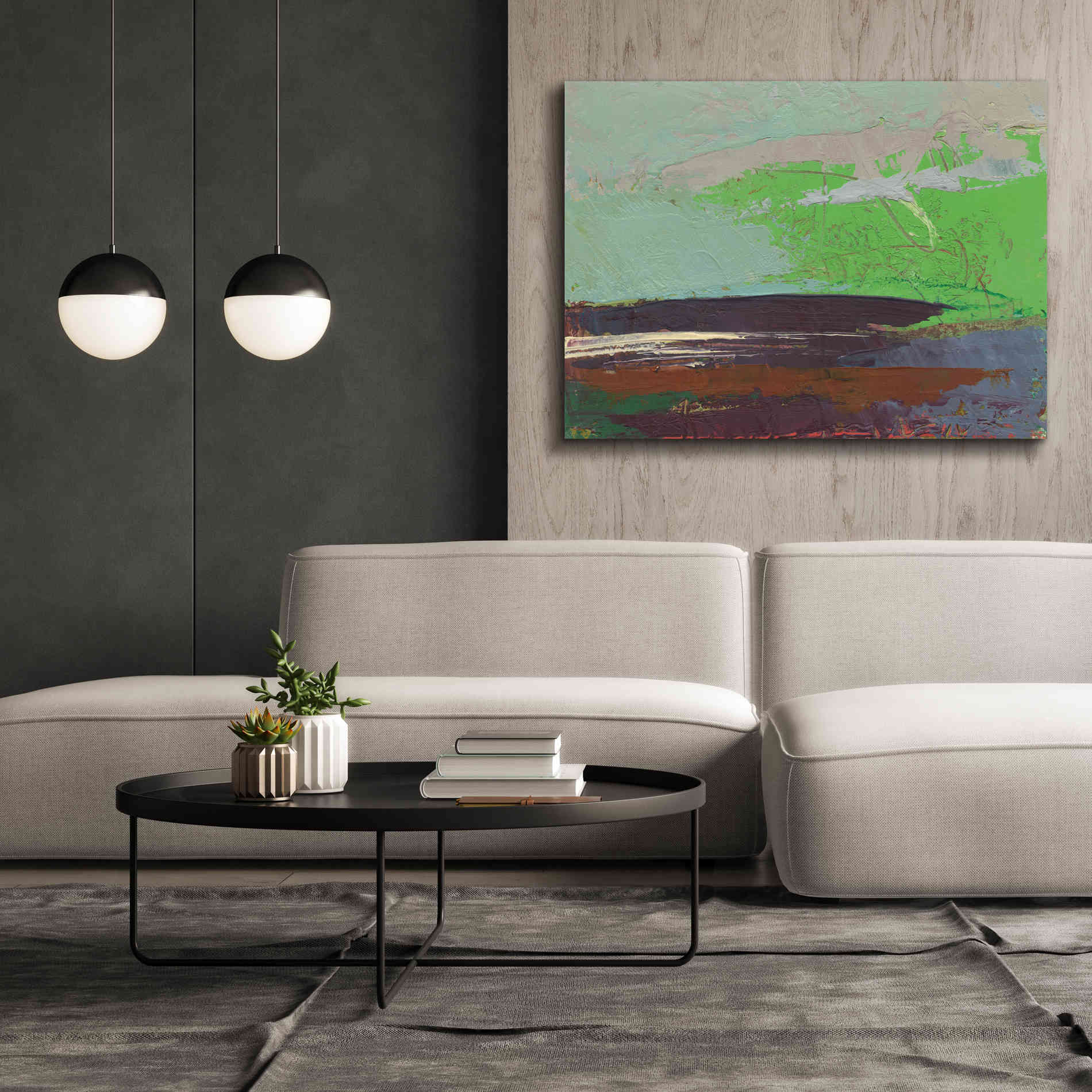 'Ceide Study XIII' by Grainne Dowling, Canvas Wall Art,54 x 40