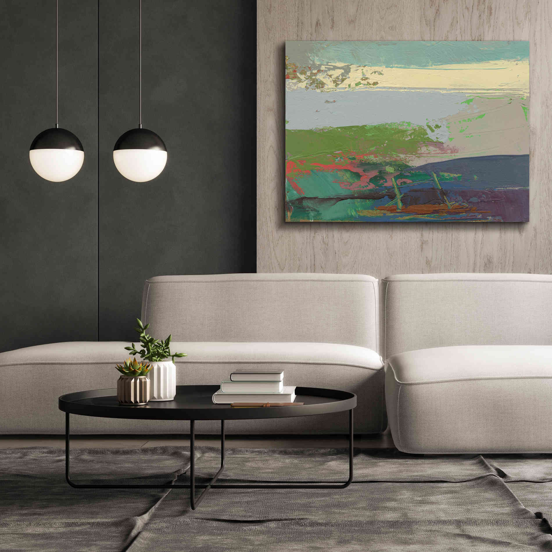 'Ceide Study XIV' by Grainne Dowling, Canvas Wall Art,54 x 40