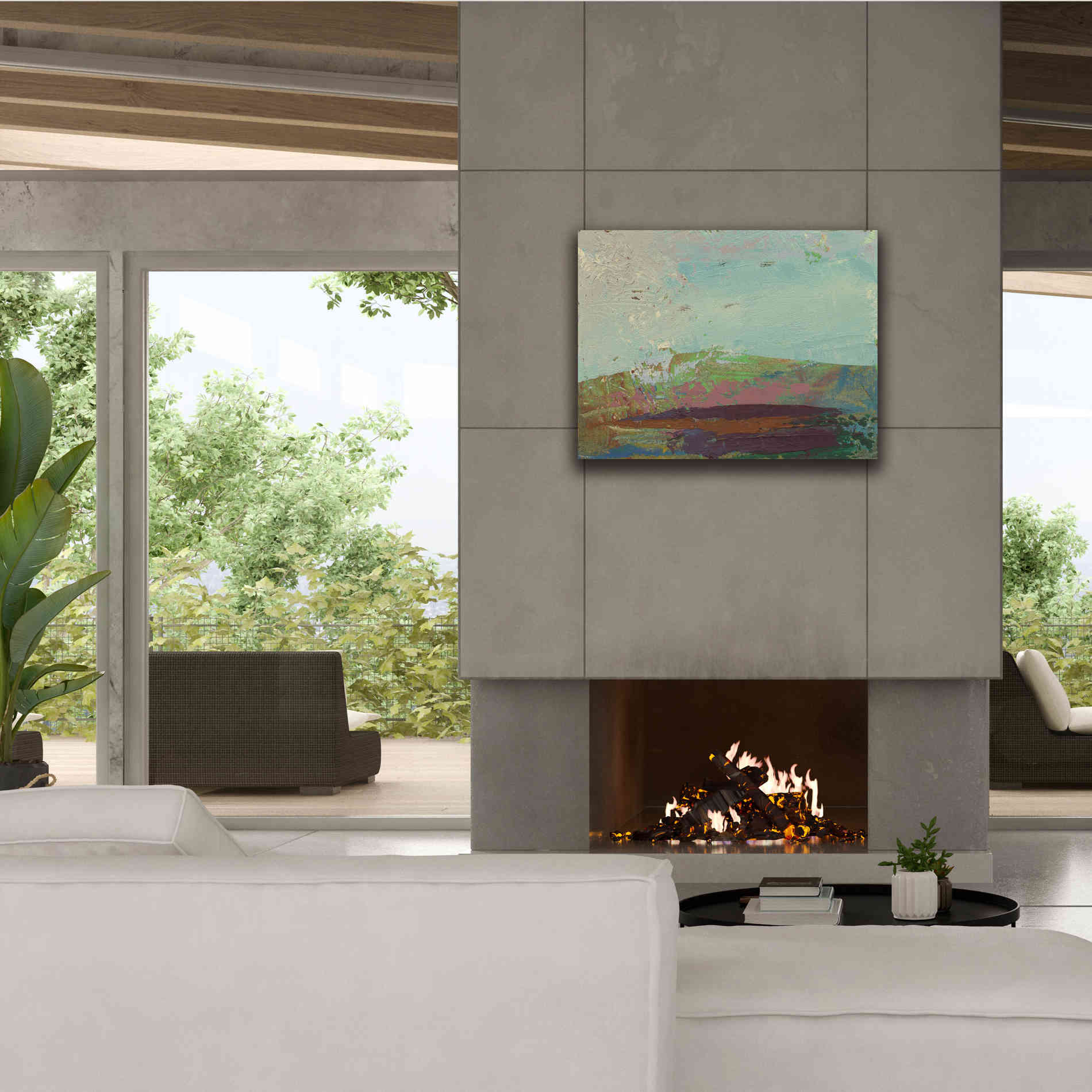 'Ceide Study XV' by Grainne Dowling, Canvas Wall Art,34 x 26