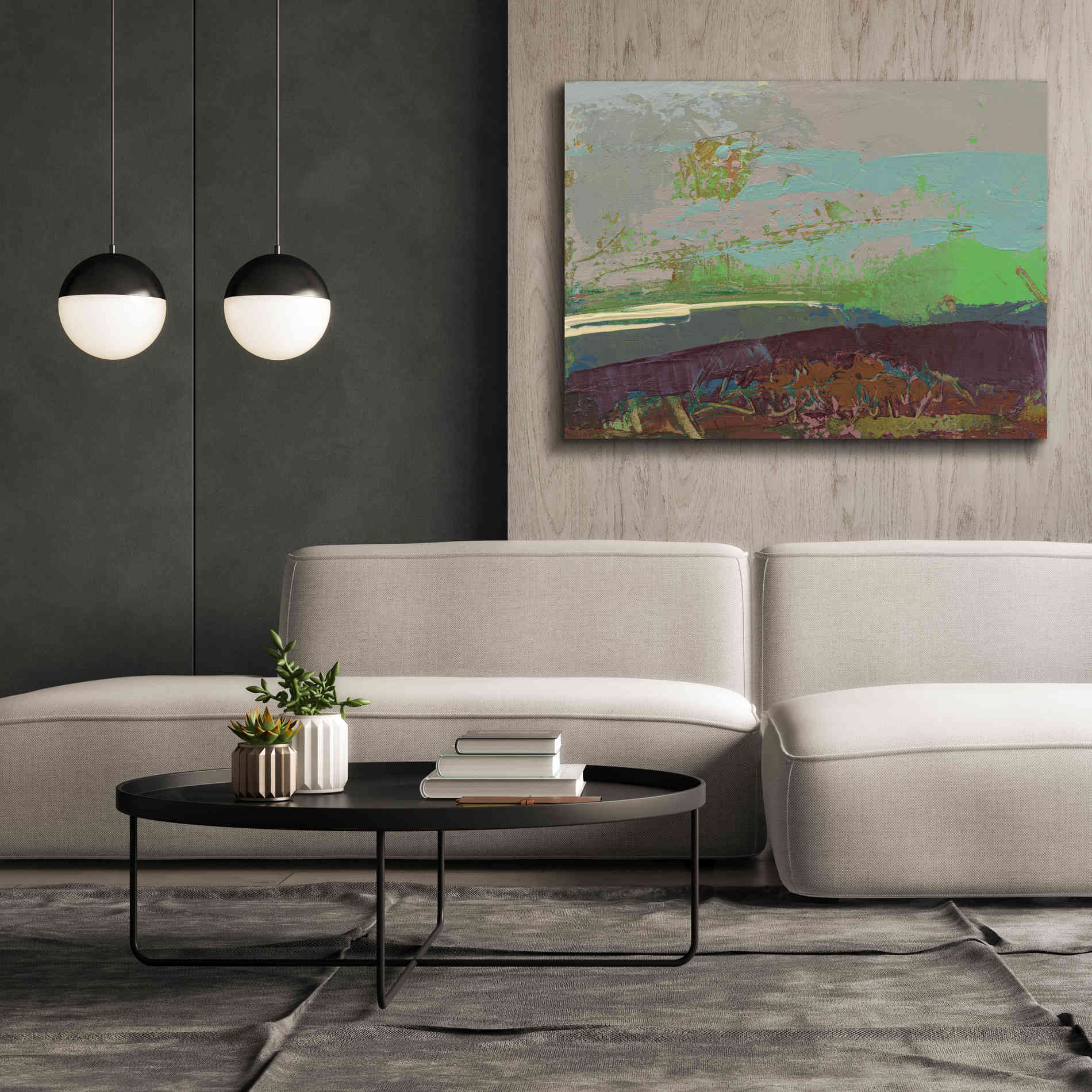 'Ceide Study XVI' by Grainne Dowling, Canvas Wall Art,54 x 40