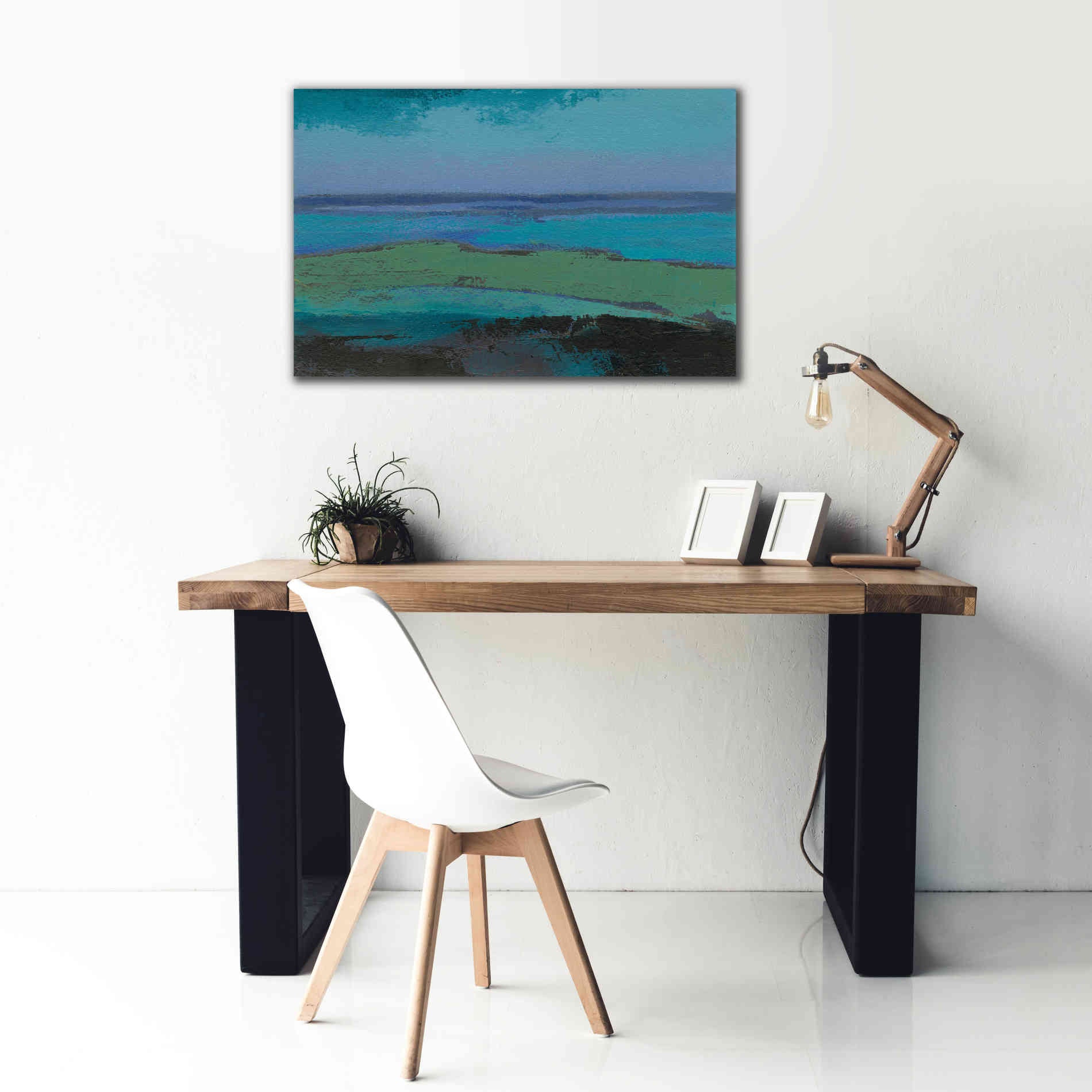 'Low Tide Killala' by Grainne Dowling, Canvas Wall Art,40 x 26
