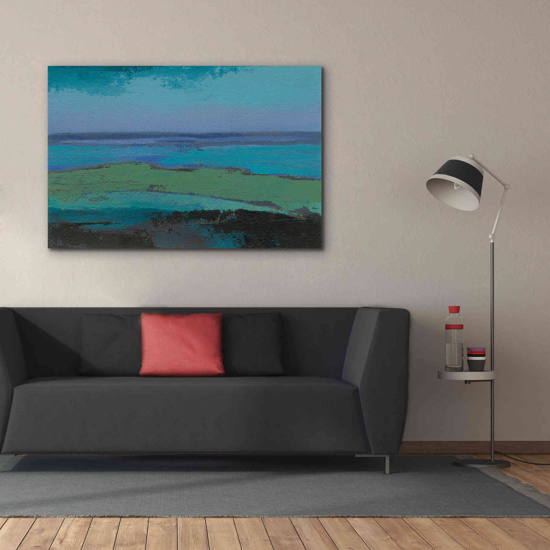 'Low Tide Killala' by Grainne Dowling, Canvas Wall Art,60 x 40