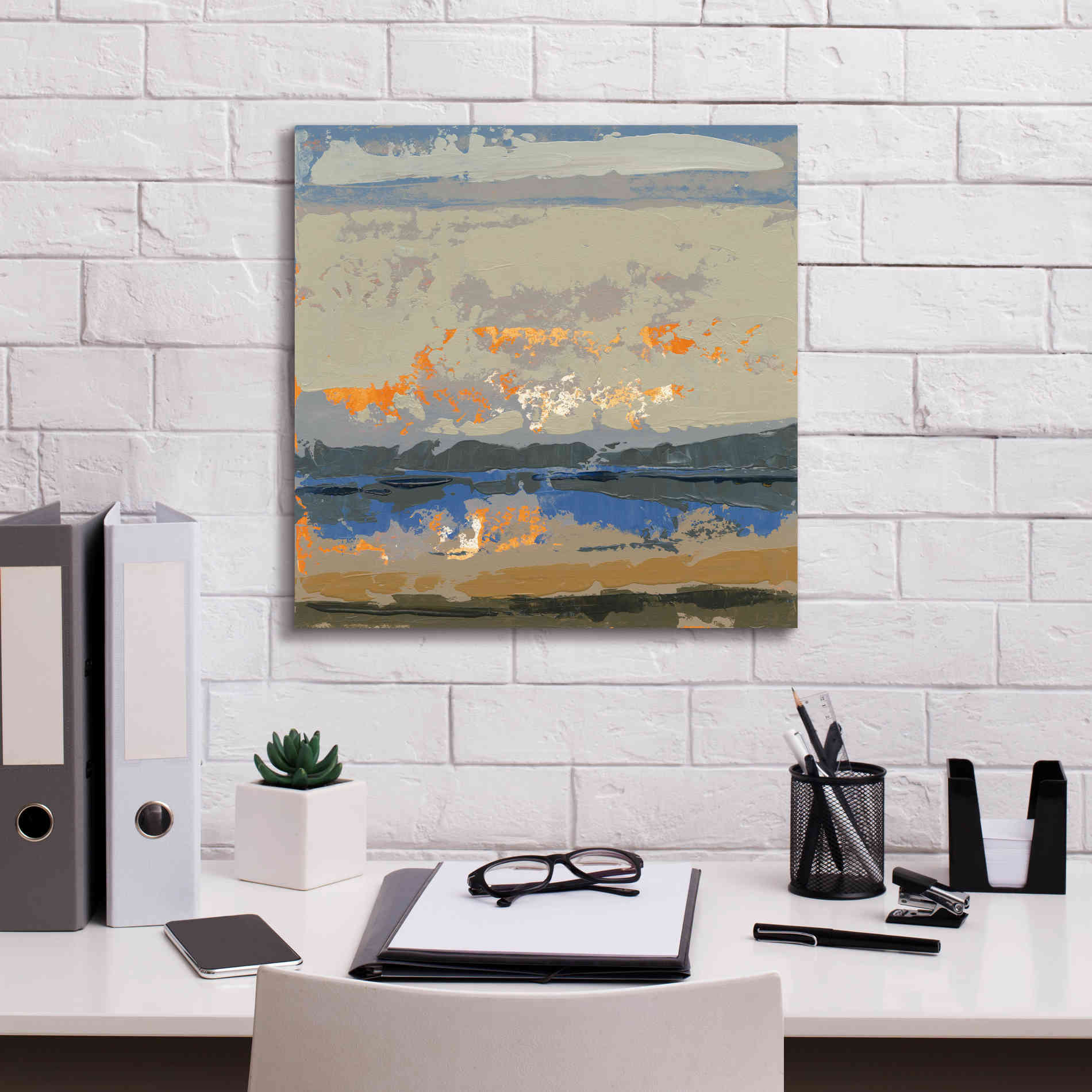 'Evening Killala Bay' by Grainne Dowling, Canvas Wall Art,18 x 18