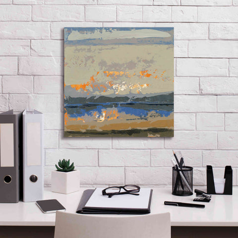 Image of 'Evening Killala Bay' by Grainne Dowling, Canvas Wall Art,18 x 18