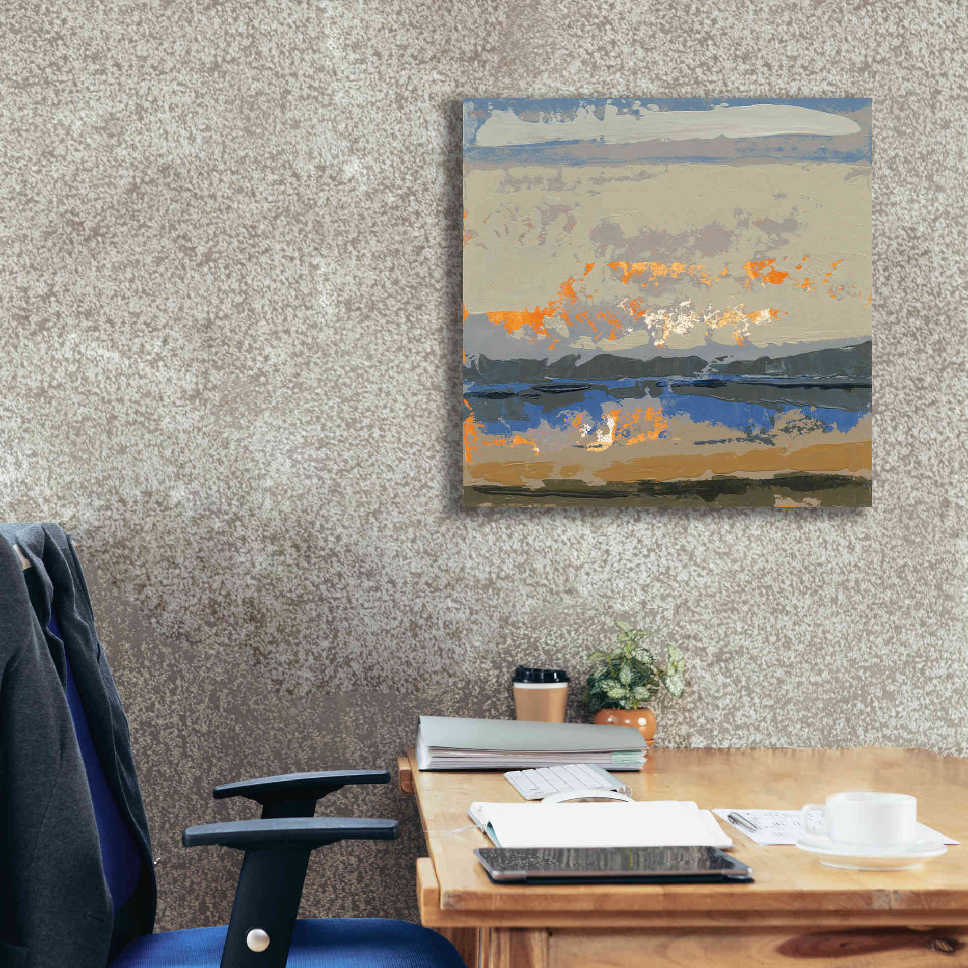 'Evening Killala Bay' by Grainne Dowling, Canvas Wall Art,26 x 26