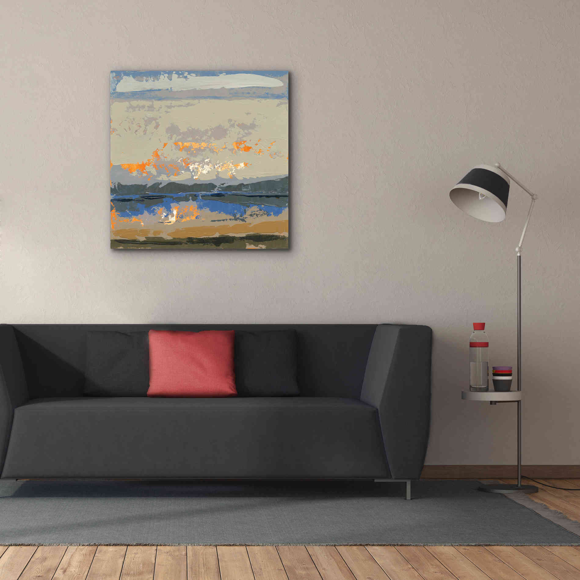 'Evening Killala Bay' by Grainne Dowling, Canvas Wall Art,37 x 37