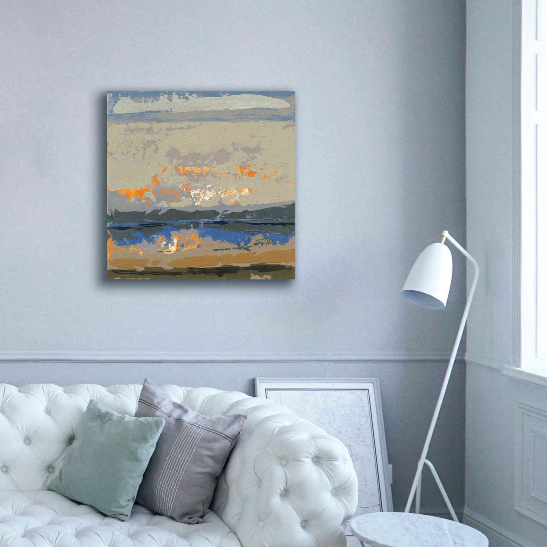 'Evening Killala Bay' by Grainne Dowling, Canvas Wall Art,37 x 37