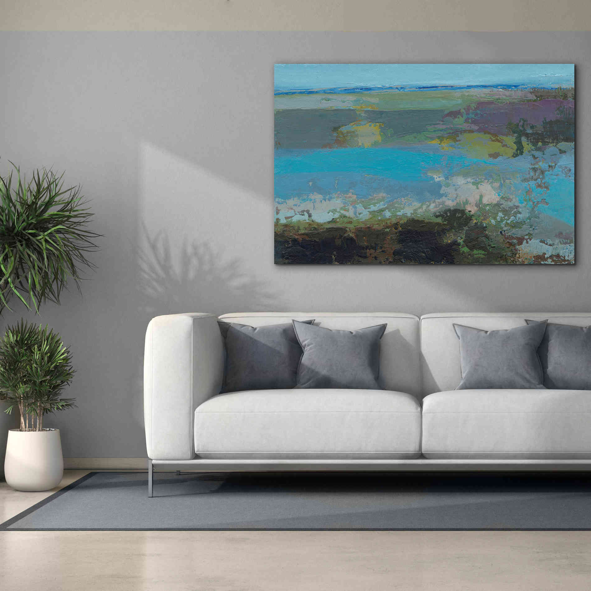 'Killala Bay IV' by Grainne Dowling, Canvas Wall Art,60 x 40