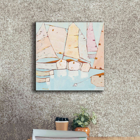 Image of 'Moored' by Phyllis Adams, Canvas Wall Art,18 x 18