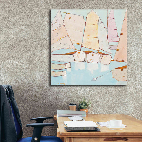 Image of 'Moored' by Phyllis Adams, Canvas Wall Art,37 x 37