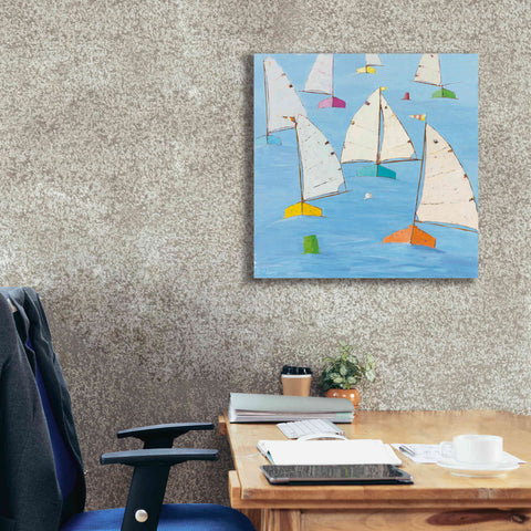 Image of 'Regatta V' by Phyllis Adams, Canvas Wall Art,26 x 26