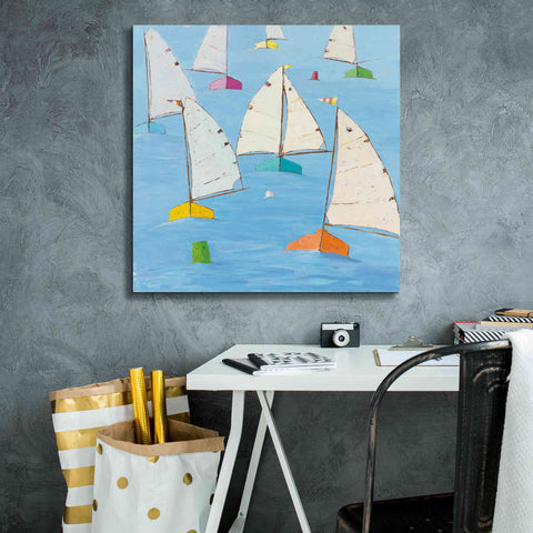 Image of 'Regatta V' by Phyllis Adams, Canvas Wall Art,26 x 26