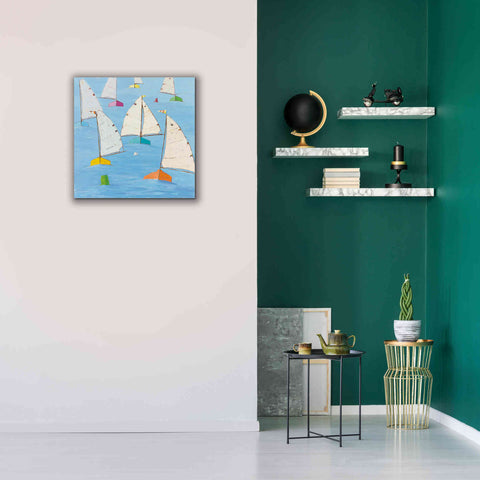 Image of 'Regatta V' by Phyllis Adams, Canvas Wall Art,26 x 26