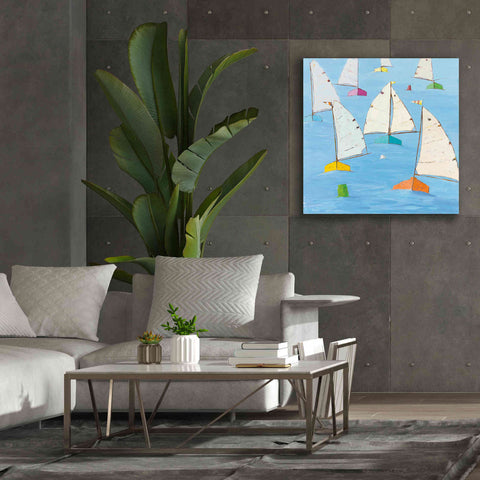 Image of 'Regatta V' by Phyllis Adams, Canvas Wall Art,37 x 37