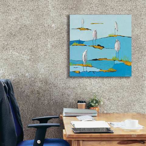 Image of 'Beach Bums' by Phyllis Adams, Canvas Wall Art,26 x 26