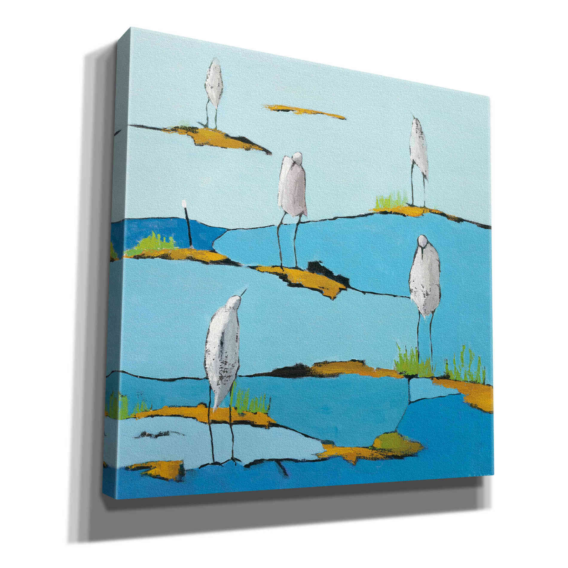 'Beach Bums' by Phyllis Adams, Canvas Wall Art