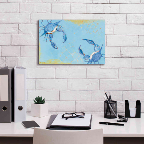 Image of 'The Stand Off' by Phyllis Adams, Canvas Wall Art,18 x 12