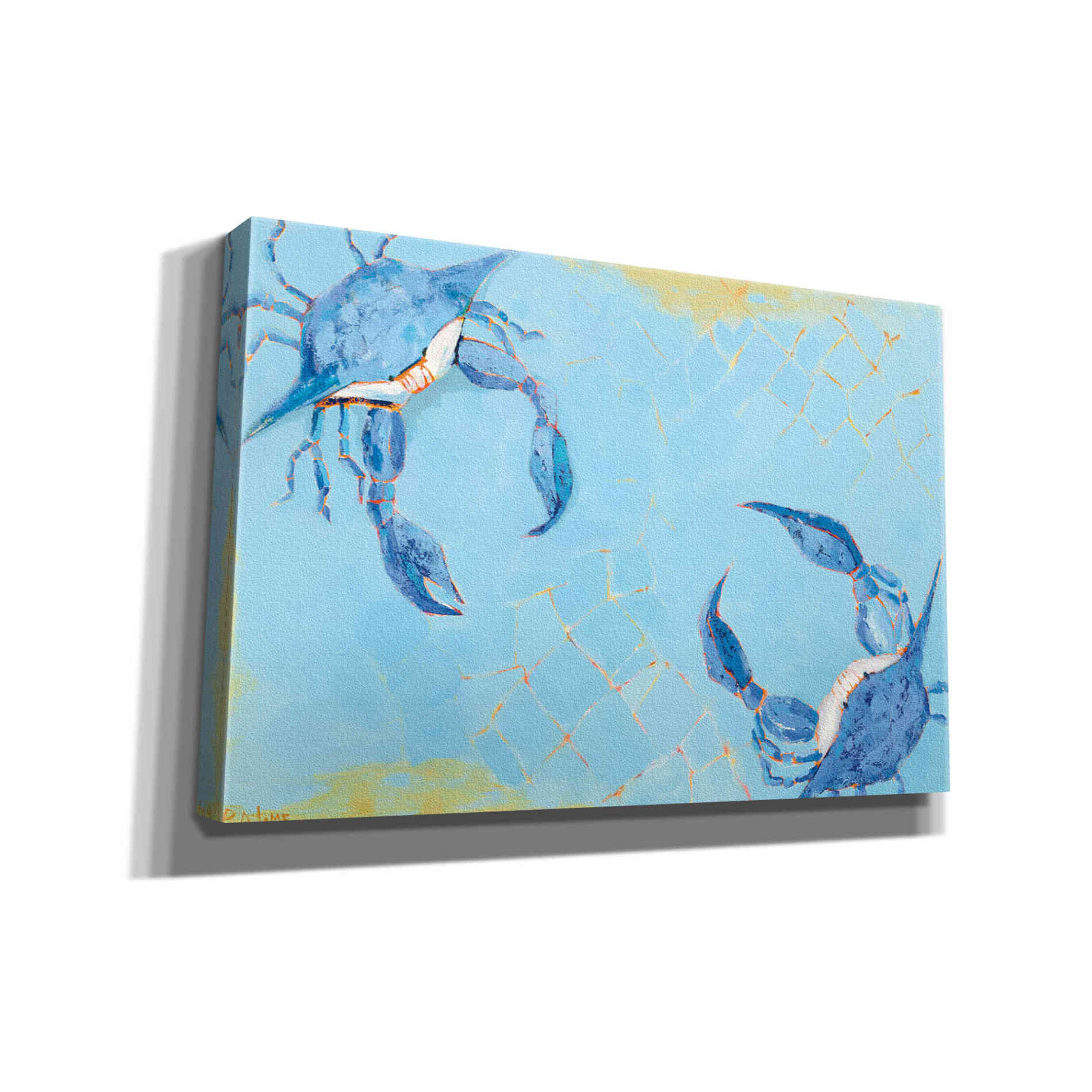 'The Stand Off' by Phyllis Adams, Canvas Wall Art