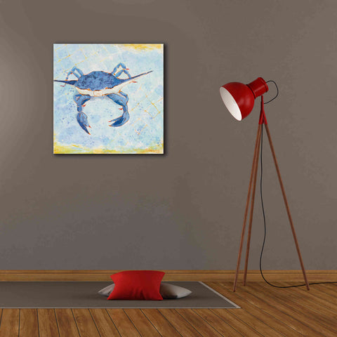 Image of 'Blue Crab VI' by Phyllis Adams, Canvas Wall Art,26 x 26