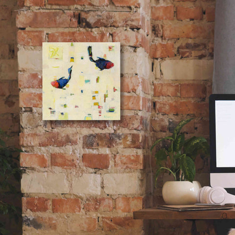 Image of 'One Fish Two Fish' by Phyllis Adams, Canvas Wall Art,12 x 12