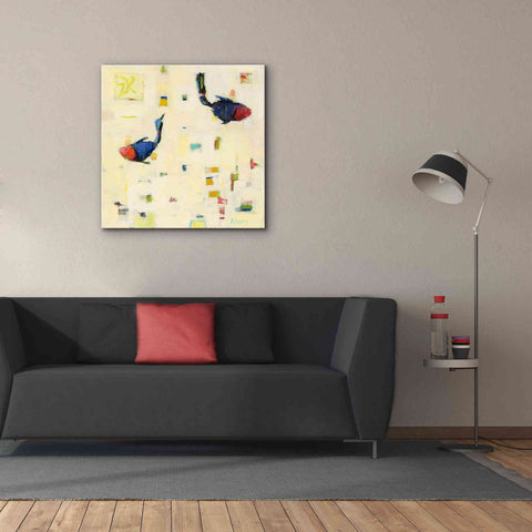 Image of 'One Fish Two Fish' by Phyllis Adams, Canvas Wall Art,37 x 37