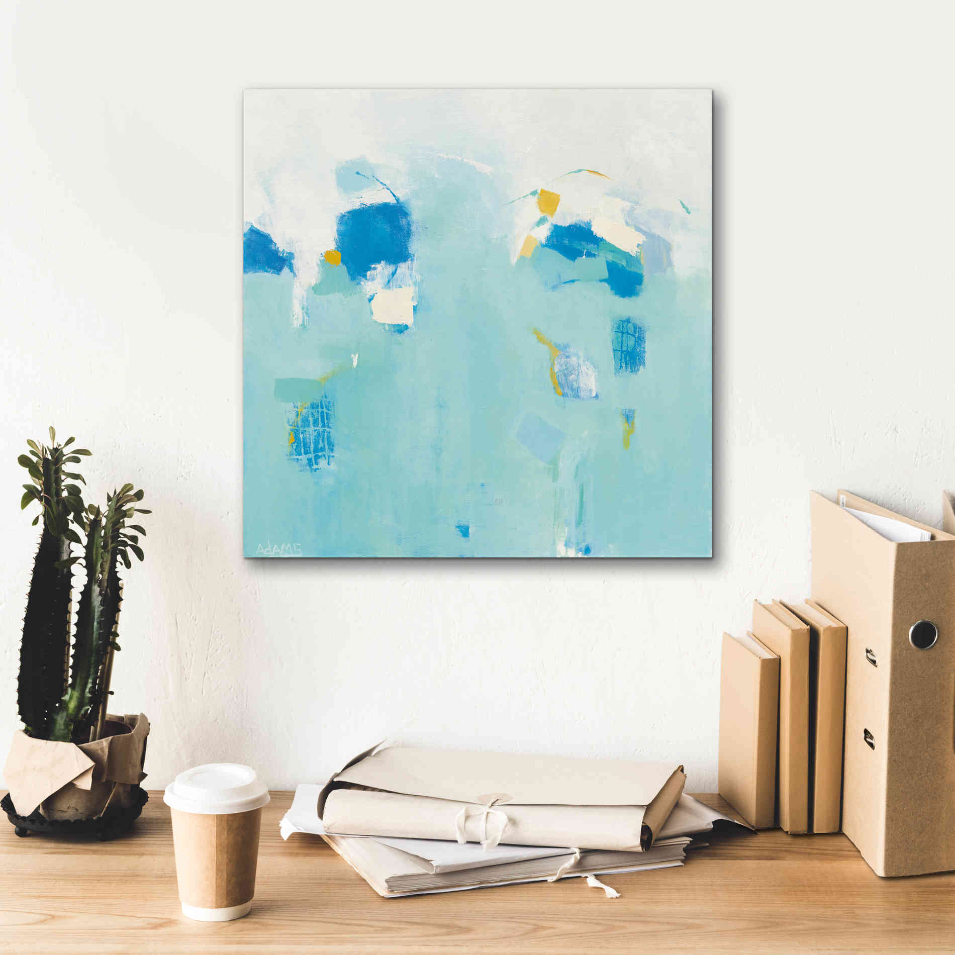 'Splash' by Phyllis Adams, Canvas Wall Art,18 x 18