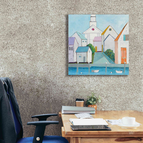 Image of 'Harbor Town III' by Phyllis Adams, Canvas Wall Art,26 x 26
