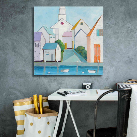 Image of 'Harbor Town III' by Phyllis Adams, Canvas Wall Art,26 x 26