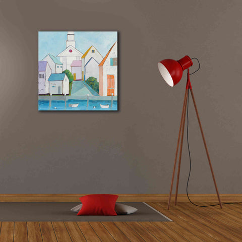 Image of 'Harbor Town III' by Phyllis Adams, Canvas Wall Art,26 x 26