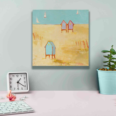 Image of 'Cabanas' by Phyllis Adams, Canvas Wall Art,12 x 12