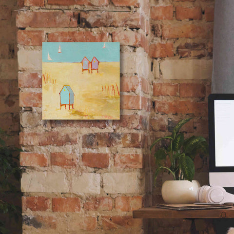 Image of 'Cabanas' by Phyllis Adams, Canvas Wall Art,12 x 12