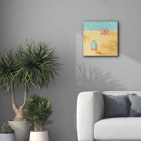 Image of 'Cabanas' by Phyllis Adams, Canvas Wall Art,18 x 18