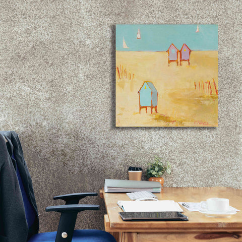 Image of 'Cabanas' by Phyllis Adams, Canvas Wall Art,26 x 26