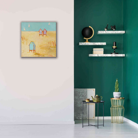 Image of 'Cabanas' by Phyllis Adams, Canvas Wall Art,26 x 26