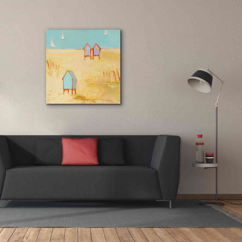 Image of 'Cabanas' by Phyllis Adams, Canvas Wall Art,37 x 37