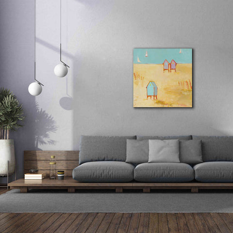 Image of 'Cabanas' by Phyllis Adams, Canvas Wall Art,37 x 37