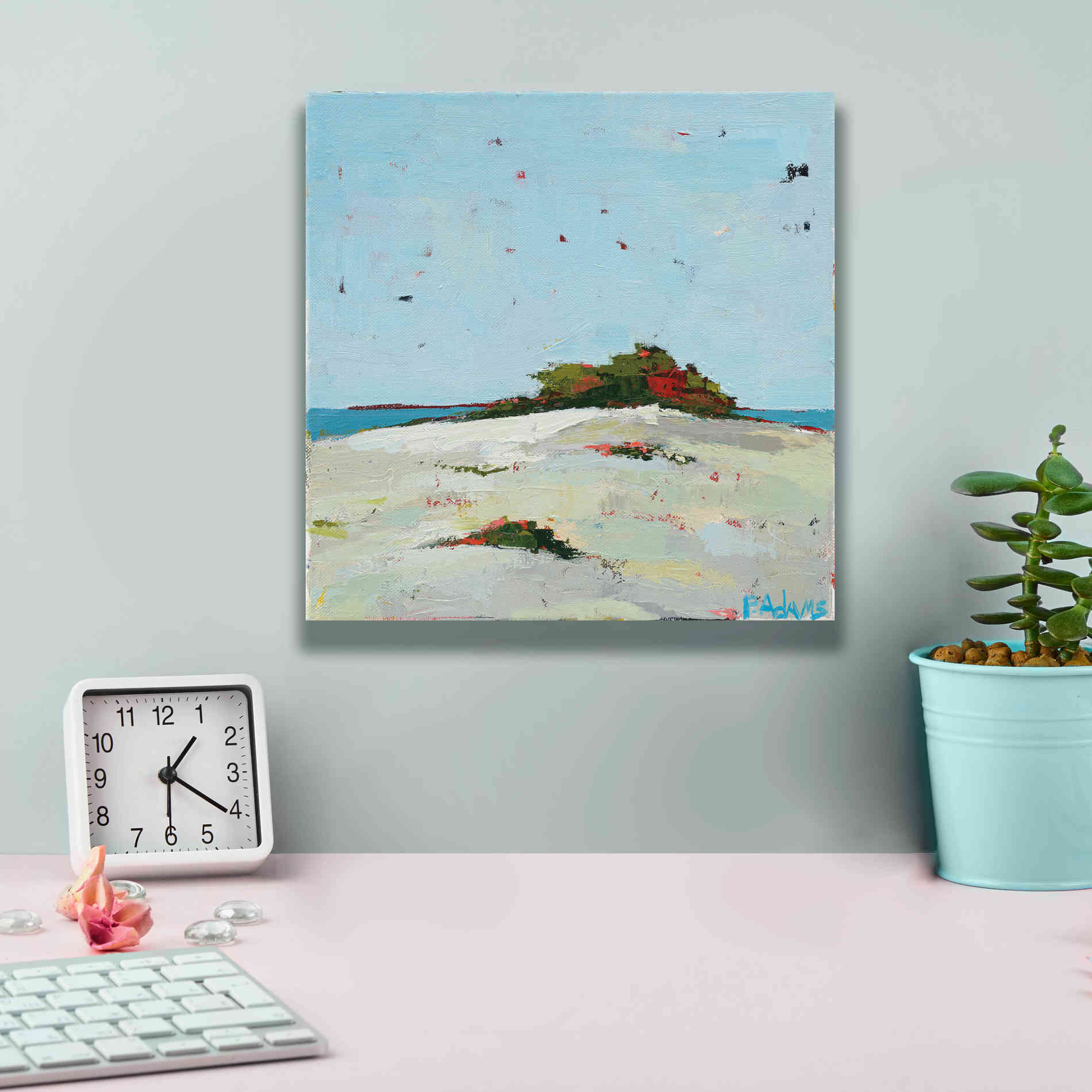 'Fall Dune' by Phyllis Adams, Canvas Wall Art,12 x 12