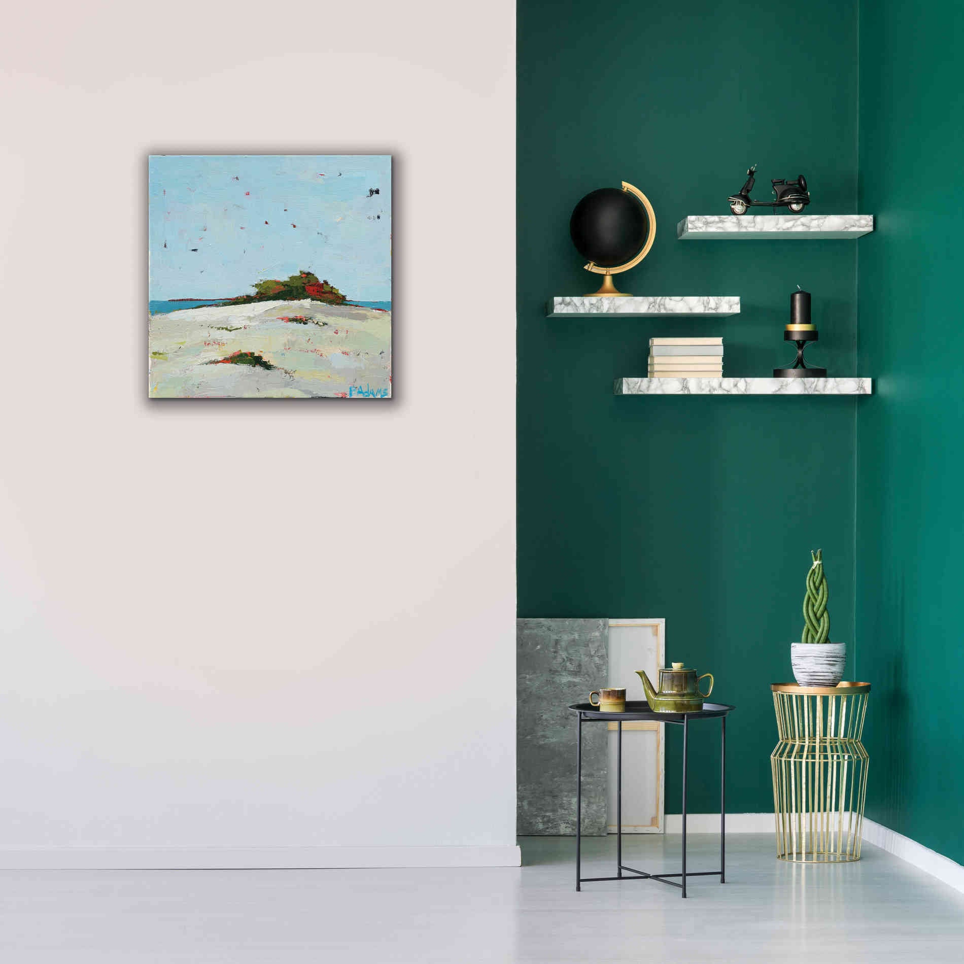 'Fall Dune' by Phyllis Adams, Canvas Wall Art,26 x 26