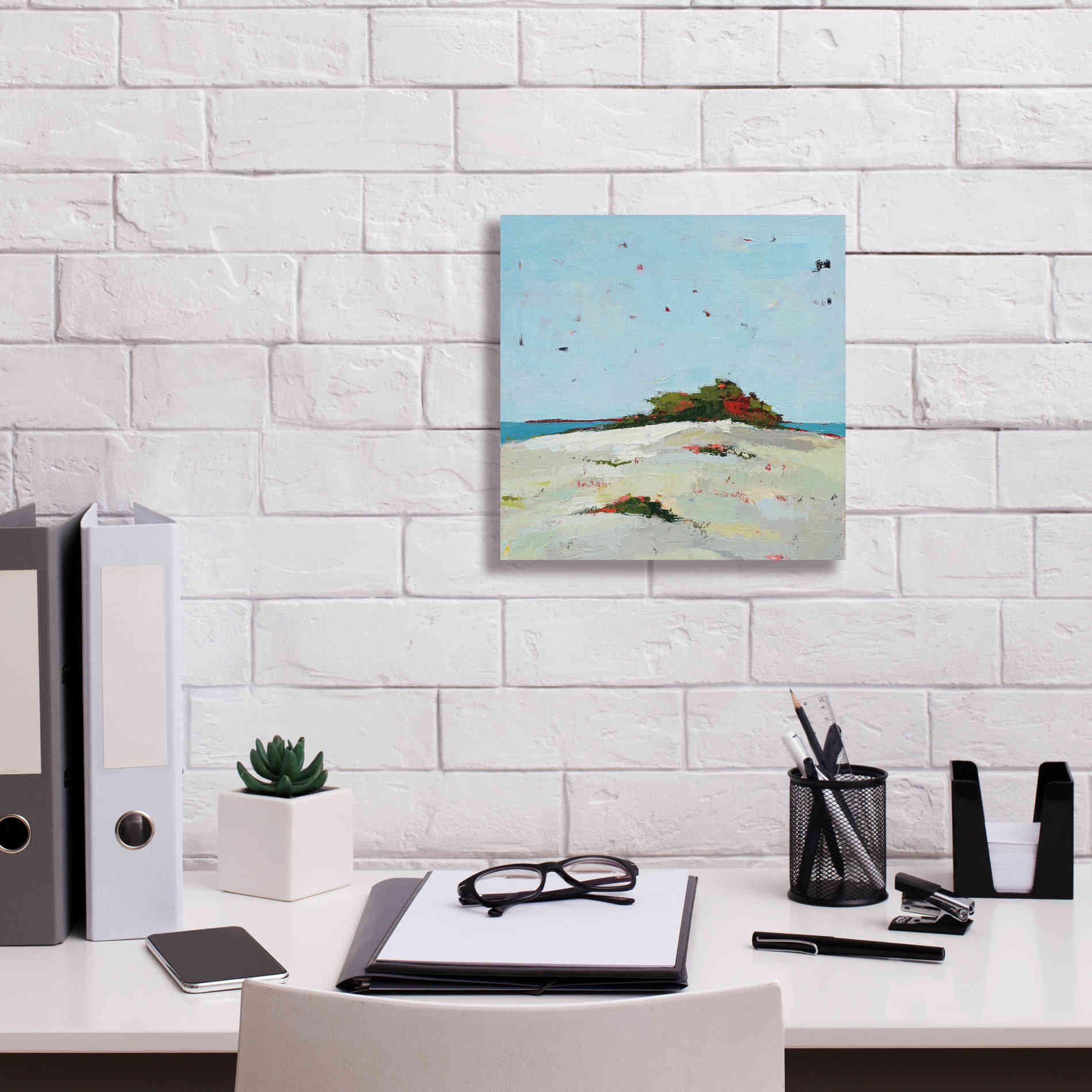 'Splash Pink' by Phyllis Adams, Canvas Wall Art,12 x 12