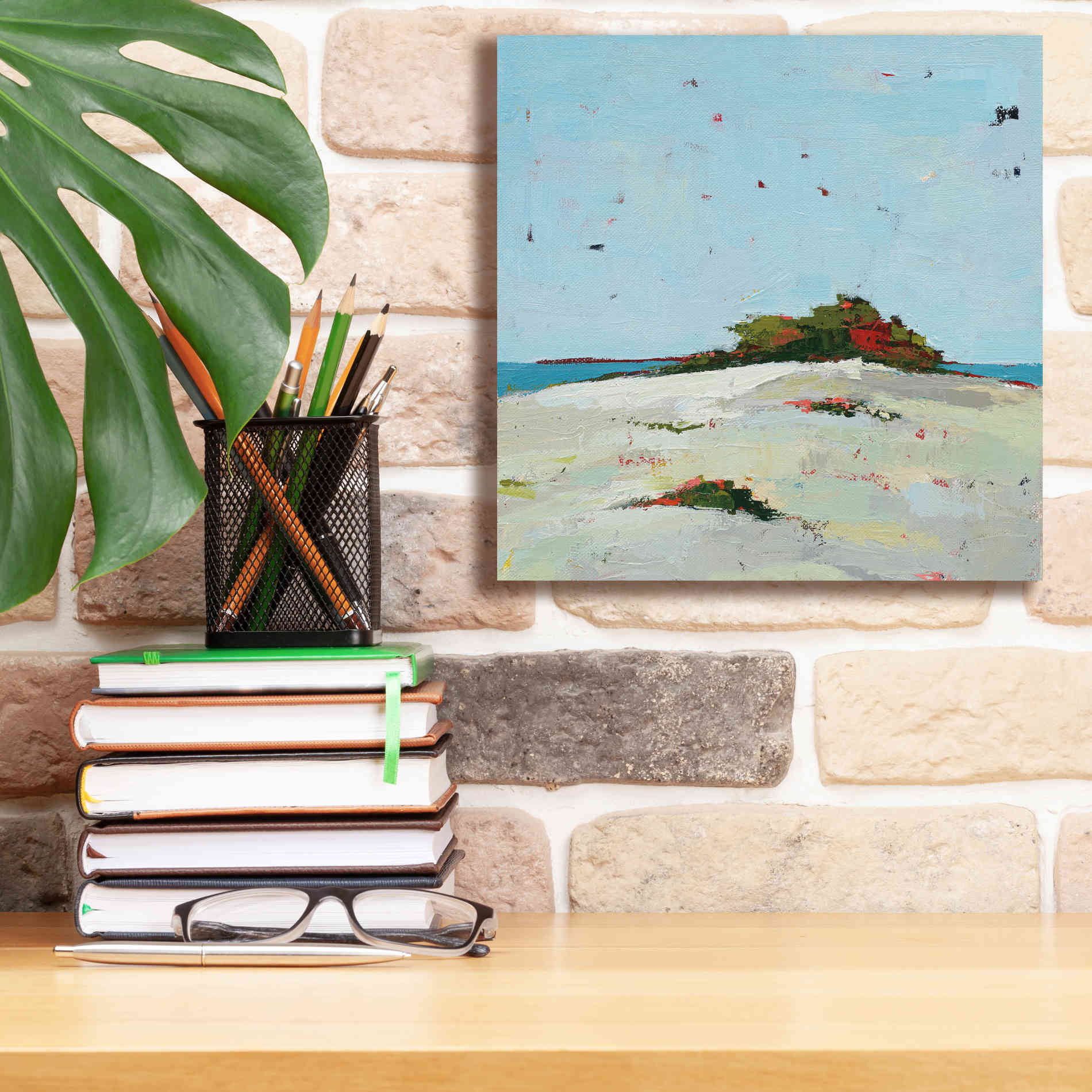 'Splash Pink' by Phyllis Adams, Canvas Wall Art,12 x 12