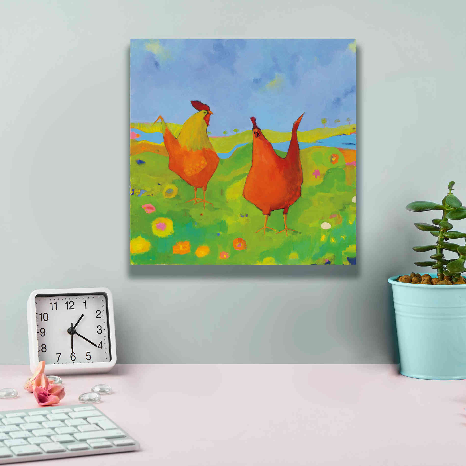 'Spring has Sprung' by Phyllis Adams, Canvas Wall Art,12 x 12